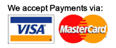 Major Credit Cards Accepted